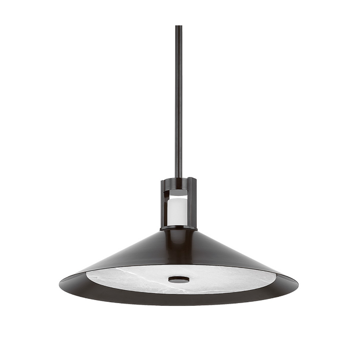 Hudson Valley 3020 Clermont 2-lt 20" LED Pendant - Distressed Bronze