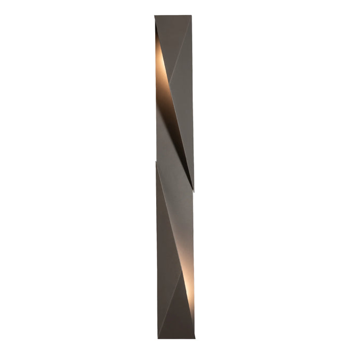 Hubbardton Forge 302044 Carbon 2-lt 62" Tall Outdoor Wall Sconce