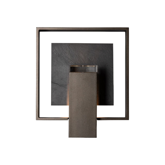 Hubbardton Forge 302662 Shadow Box 1-lt 12" Tall Outdoor Wall Sconce - Oil Rubbed Bronze