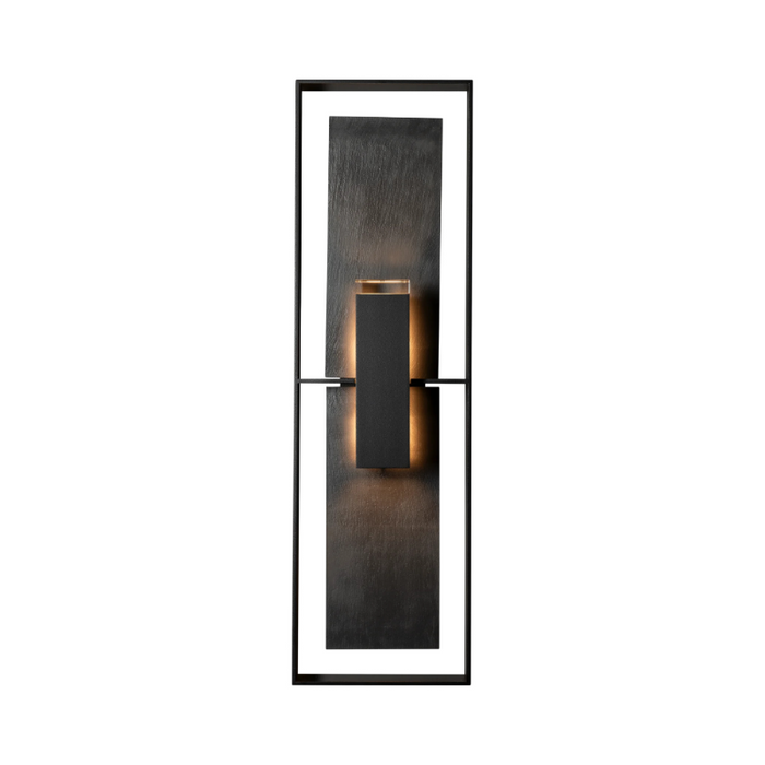 Hubbardton Forge 302666 Shadow Box 2-lt 34" Tall Outdoor Wall Sconce