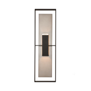 Hubbardton Forge 302667 Shadow Box 2-lt 34" Tall Outdoor Wall Sconce