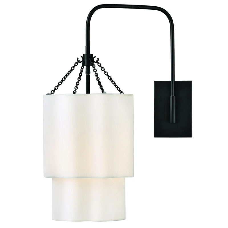Hinkley 47730 Gwen 1-lt 26" Tall LED Wall Sconce - Black