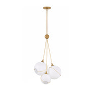 Hinkley 30304 Skye 3-lt 18" LED Pendant - Cased Opal Glass