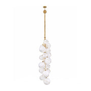 Hinkley 30309 Skye 18-lt 39" LED Chandelier - Cased Opal Glass