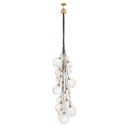 Hinkley 30309 Skye 18-lt 39" LED Chandelier - Clear Glass