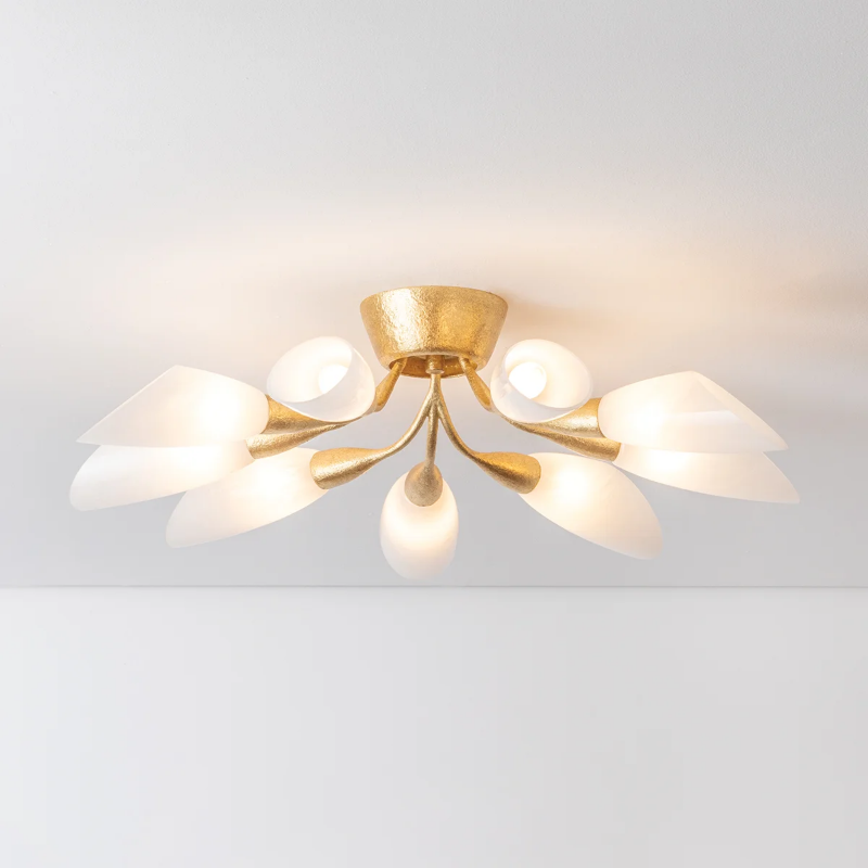 Hudson Valley 3031 Enfield 9-lt 31" Semi Flush Mount