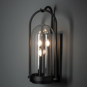 Hubbardton Forge 305213 Davis 3-lt 29" Tall Outdoor Wall Sconce