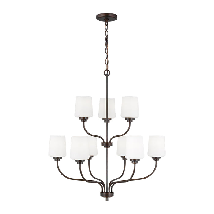 Generation 3102809 Windom 9-lt 28" Chandelier