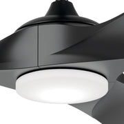 Kichler 310660 Mylo 60" Ceiling Fan with LED Light Kit - Satin Black