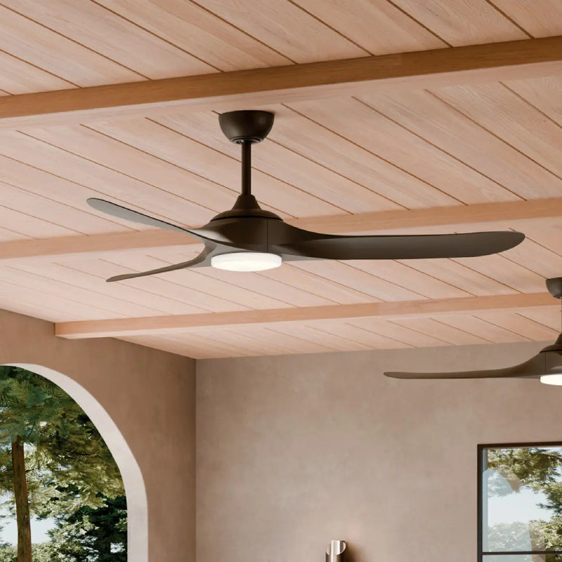 Kichler 310660 Mylo 60" Ceiling Fan with LED Light Kit - Satin Natural Bronze