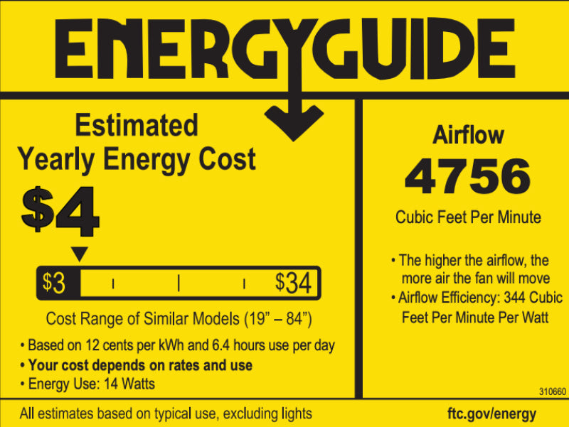 Kichler 310660 Mylo 60" Ceiling Fan with LED Light Kit