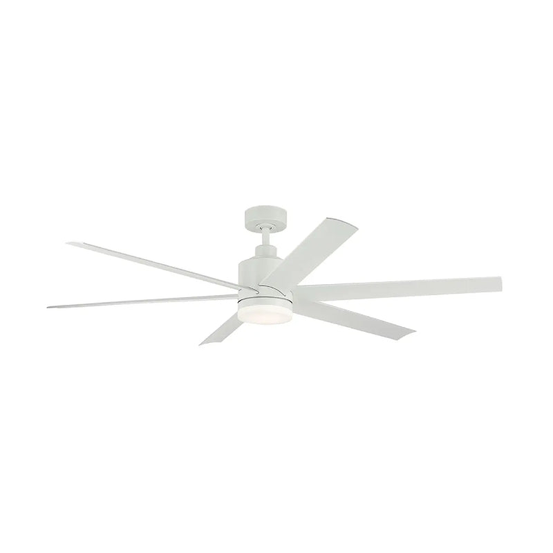 Kichler 310765 Loa 65" Ceiling Fan with LED Light Kit - Matte White