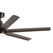Kichler 310765 Loa 65" Ceiling Fan with LED Light Kit - Satin Natural