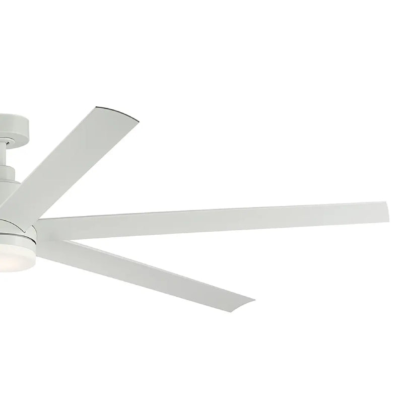 Kichler 310780 Loa 80" Ceiling Fan with LED Light Kit - Matte White