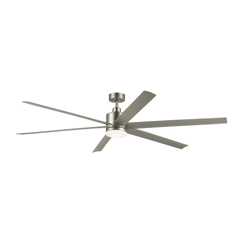 Kichler 310780 Loa 80" Ceiling Fan with LED Light Kit - Painted Brushed Nickel