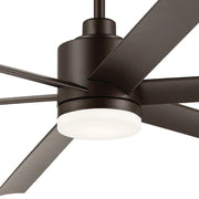 Kichler 310780 Loa 80" Ceiling Fan with LED Light Kit - Satin Natural Bronze