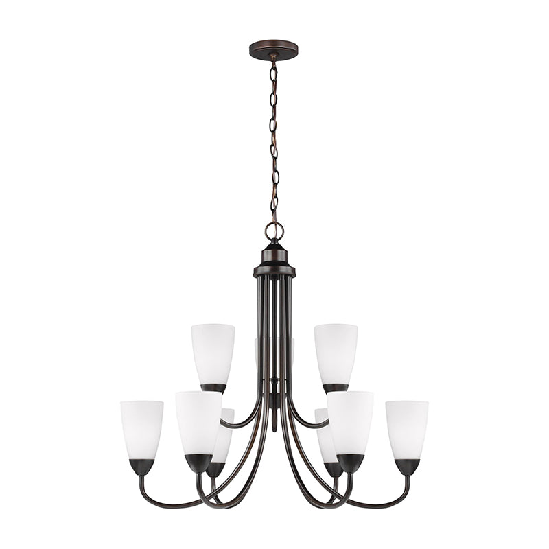 Generation 3120209EN3 Seville 9-lt LED Chandelier