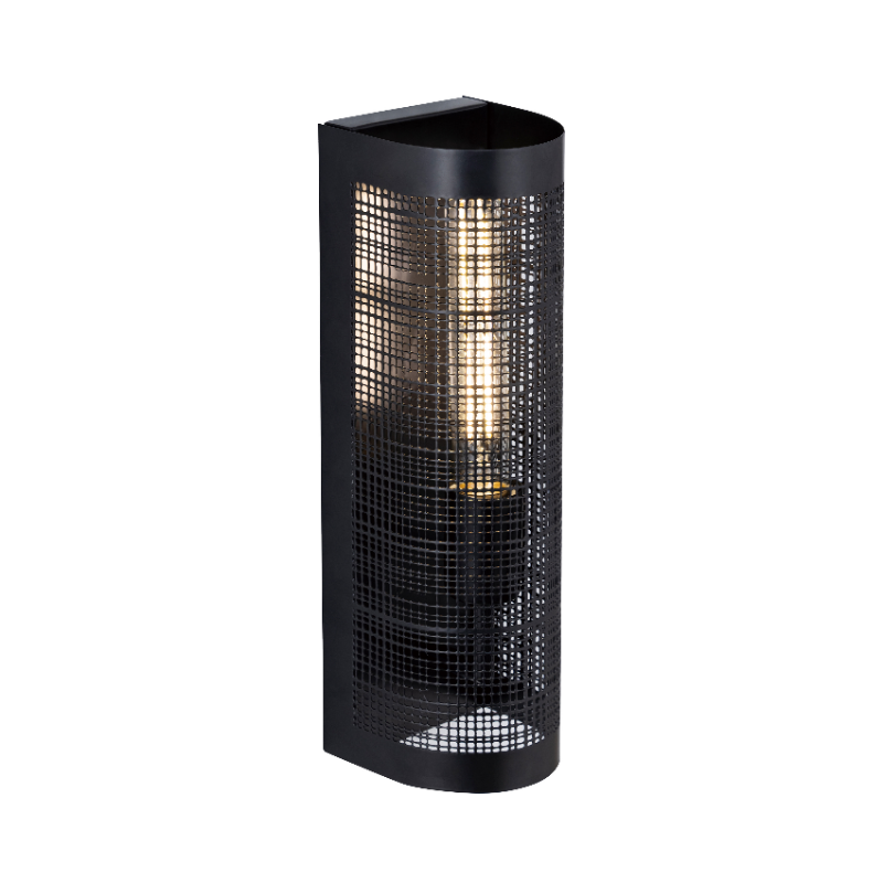Maxim 31220 Hatcher 1-lt 14" Tall Wall Sconce - Black