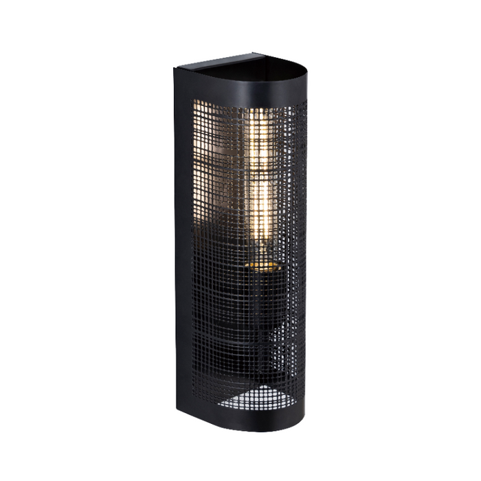 Maxim 31220 Hatcher 1-lt 14" Tall Wall Sconce - Black