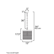 Maxim 31222 Hatcher 1-lt 15" Pendant