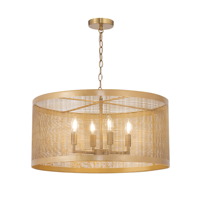 Maxim 31224 Hatcher 4-lt 24" Pendant - Gold