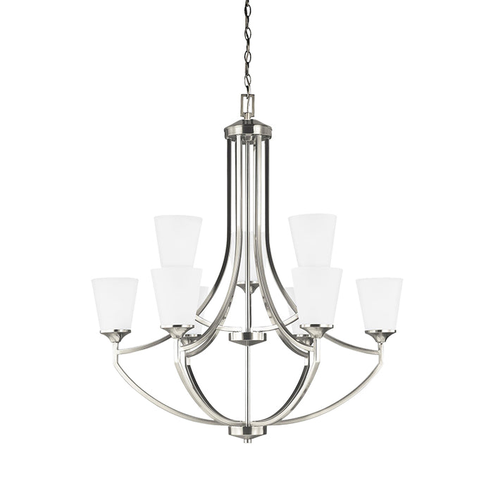 Generation 3124509EN3 Hanford 9-lt 33" LED Chandelier