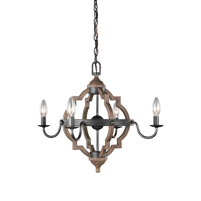 3124904EN Socorro 4-lt LED Chandelier