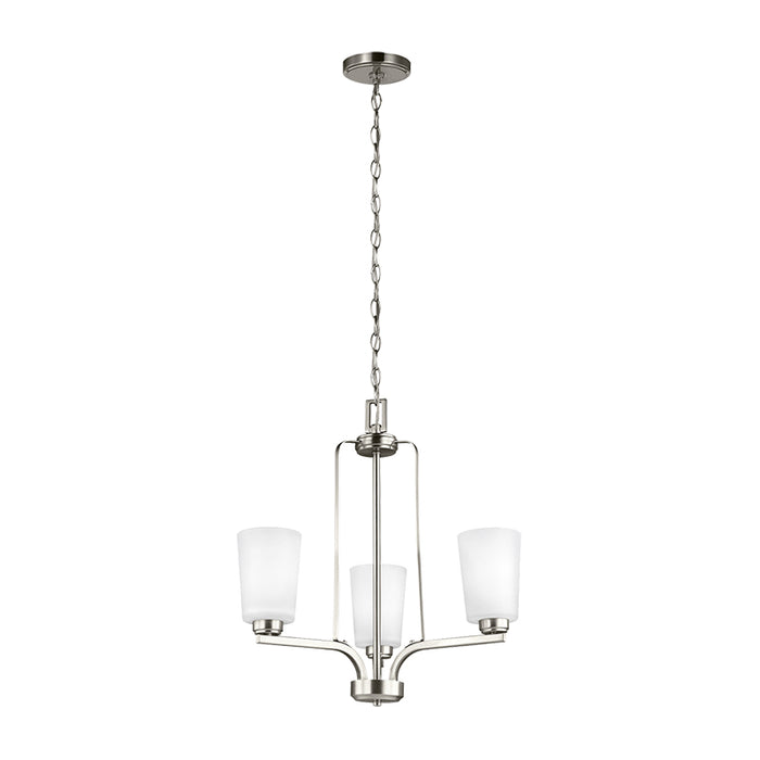 Generation 3128903 Franport 3-lt 20" Chandelier
