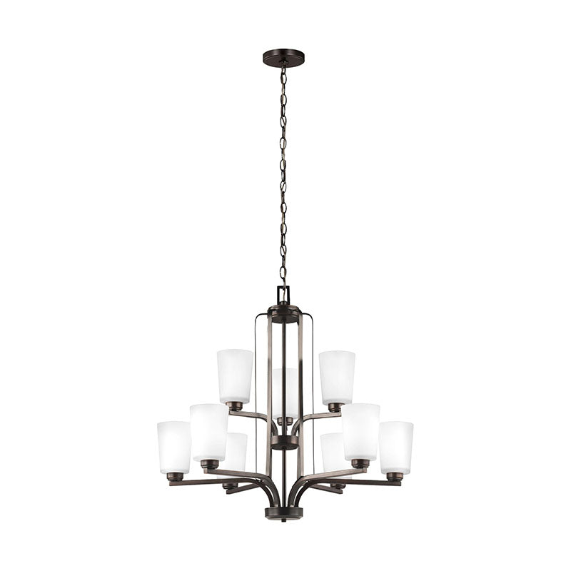 Generation 3128909 Franport 9-lt 30" Chandelier