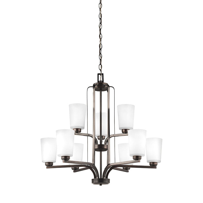 Generation 3128909 Franport 9-lt 30" Chandelier