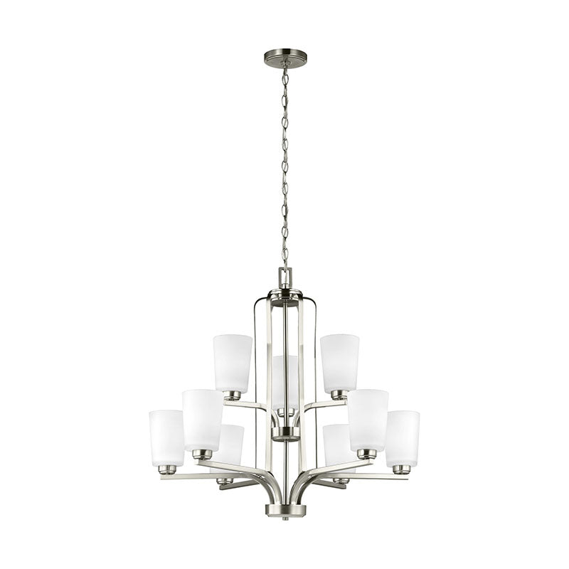 Generation 3128909 Franport 9-lt 30" Chandelier