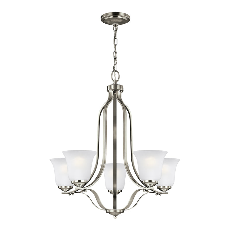 Generation 3139005EN3 Emmons 5-lt 24" LED Chandelier