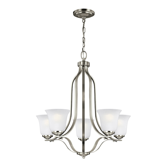 Sea Gull 3139005EN3 Emmons 5-lt 24" LED Chandelier