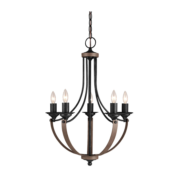 Generation 3280405EN Corbeille 5-lt LED Chandelier