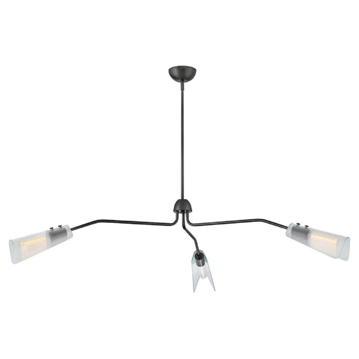 Hinkley 48303 Altman 3-lt 60" LED Chandelier - Gunmetal