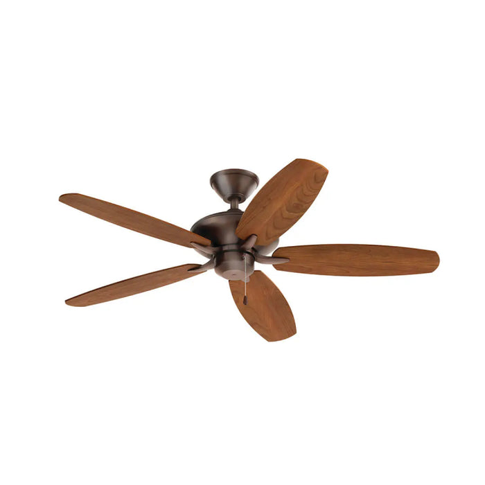Kichler 330164 Renew 52" Ceiling Fan - Oil Brushed Bronze with Walnut/Cherry Blades