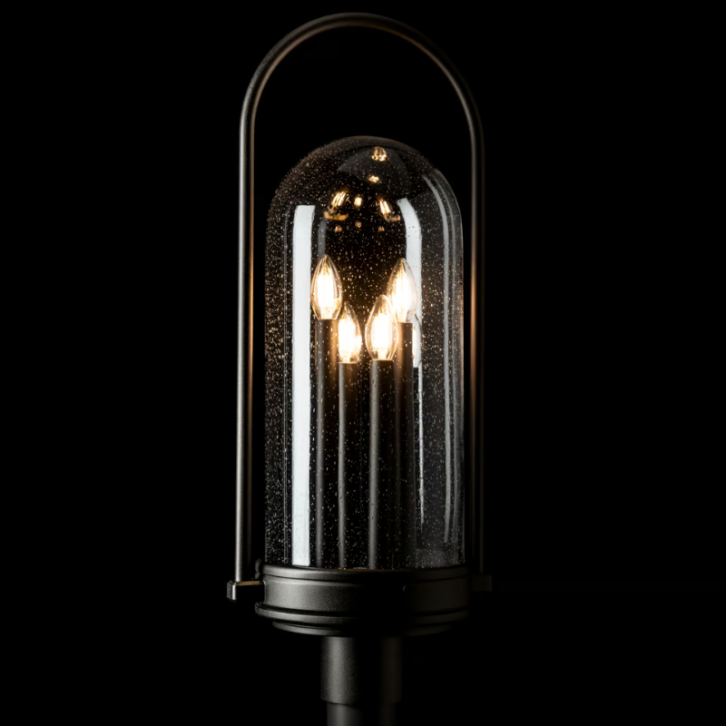 Hubbardton Forge 345213 Davis 1-lt 29" Tall Outdoor Post Light - Oil Rubbed Bronze