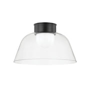 Hudson Valley 3520 Lakeside 1-lt 20" Flush Mount - Distressed Bronze