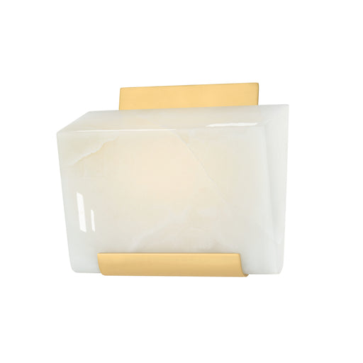 Hudson Valley 3541 Fairfield 1-lt 8" LED Wall Sconce - Aged Brass