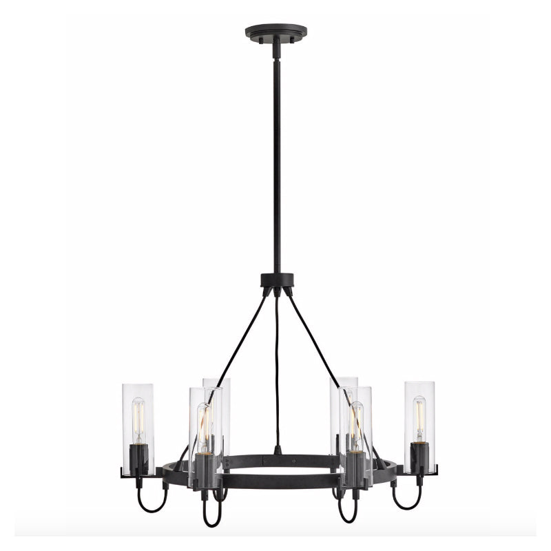 Hinkley 37855 Ryden 6-lt 28" LED Chandelier