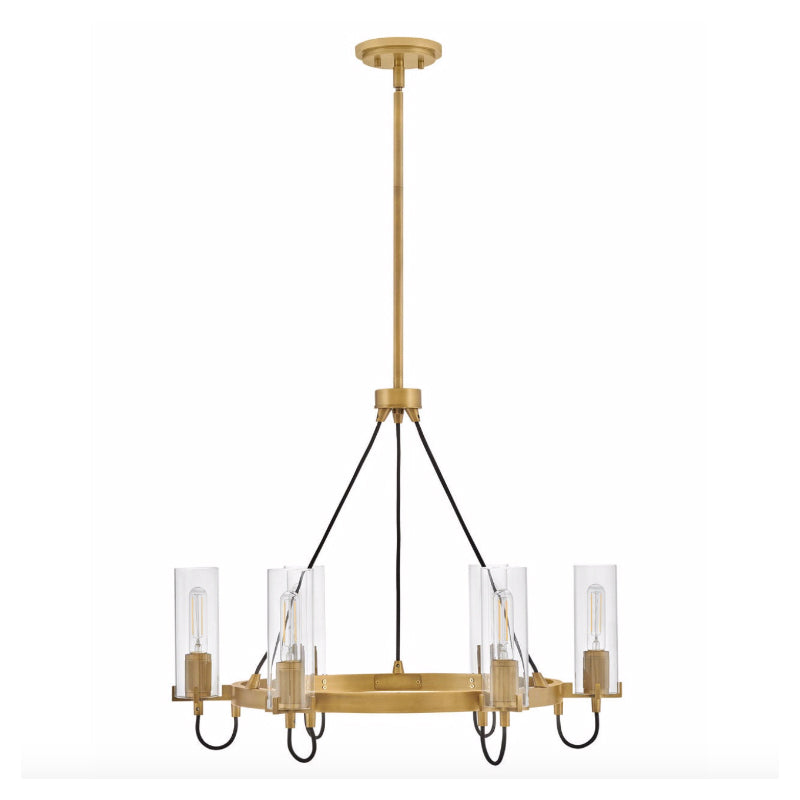 Hinkley 37855 Ryden 6-lt 28" LED Chandelier