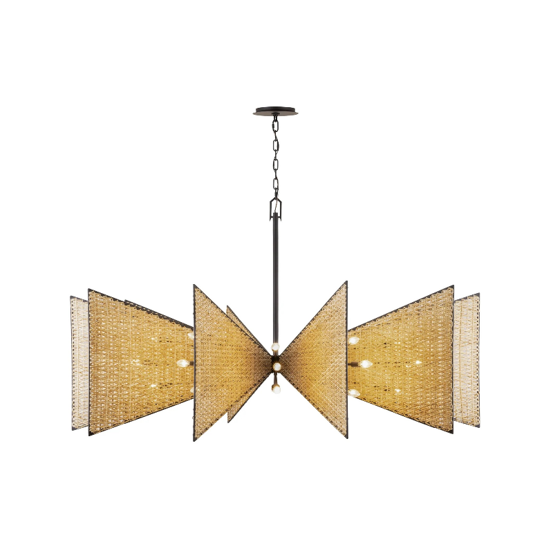 Varaluz 379C30 Machina 30-lt 73" Chandelier