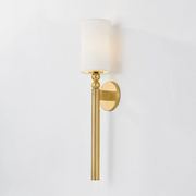 Hudson Valley 3824 Lakeport 1-lt 24" Tall Wall Sconce - Aged Brass