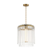 Maxim 38421 Jolie 1-lt 11" LED Pendant, 3CCT Selectable - Natural Aged Brass