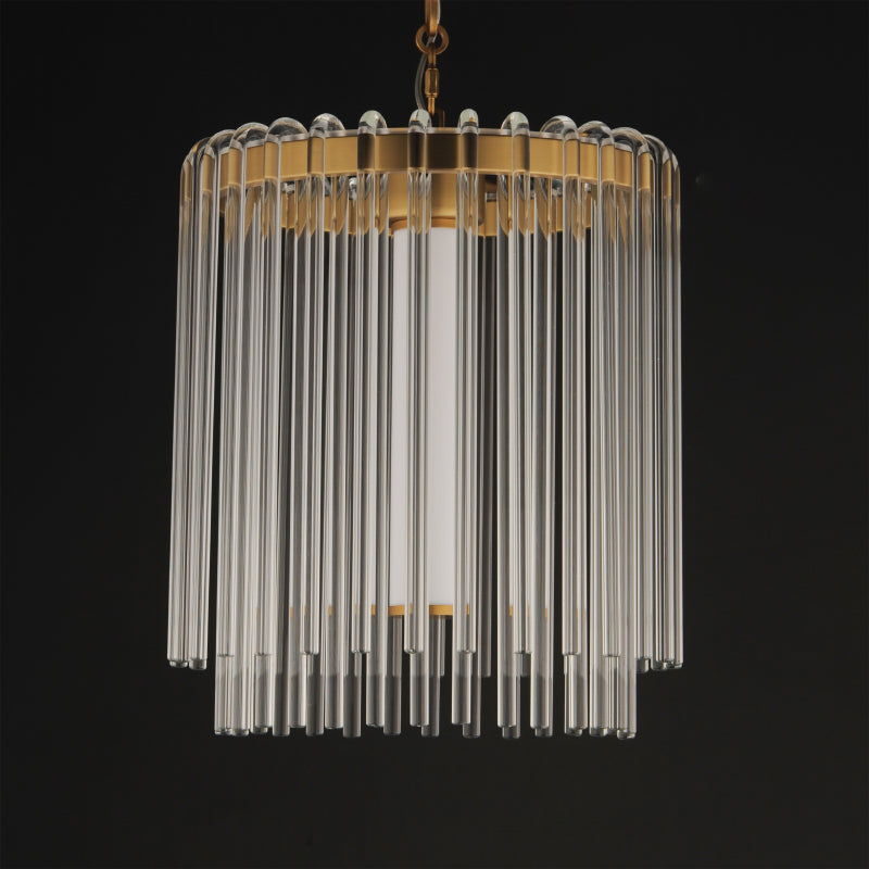 Maxim 38421 Jolie 1-lt 11" LED Pendant, 3CCT Selectable - Natural Aged Brass