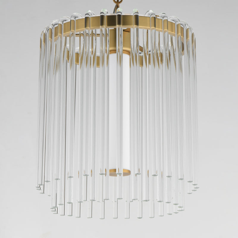 Maxim 38421 Jolie 1-lt 11" LED Pendant, 3CCT Selectable - Natural Aged Brass