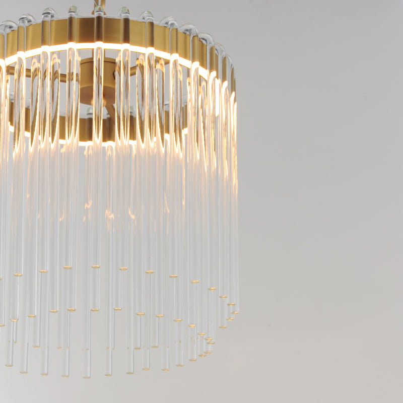 Maxim 38421 Jolie 1-lt 11" LED Pendant, 3CCT Selectable - Natural Aged Brass