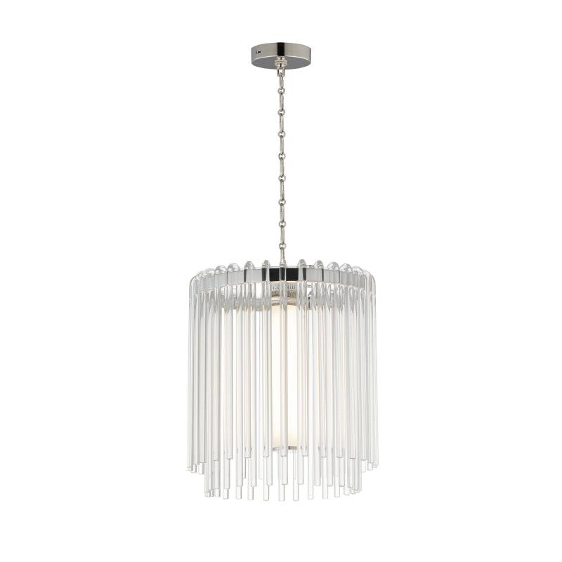 Maxim 38421 Jolie 1-lt 11" LED Pendant, 3CCT Selectable - Polished Nickel