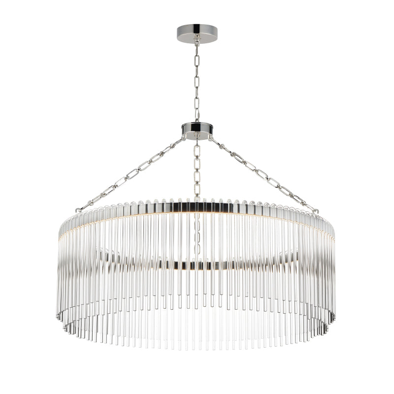 Maxim 38423 Jolie 1-lt 34" LED Pendant, 3CCT Selectable - Polished Nickel