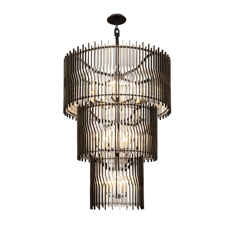 Varaluz 393C18 Park Row 18-lt 32" Chandelier